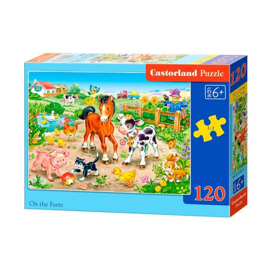 Puzzle Castorland Na Fazenda 120 Peças