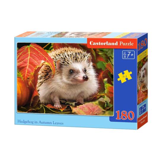 Puzzle Castorland ouriço em folhas de outono, 180 peças