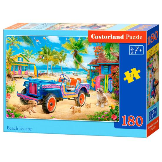 Puzzle Castorland Escapada Para A Praia de 180 peças