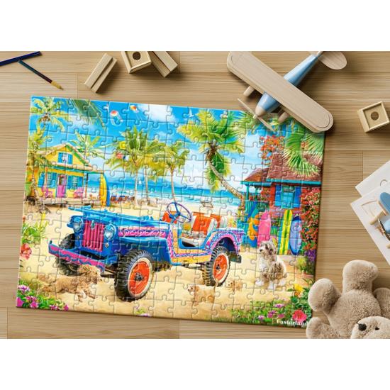 Puzzle Castorland Escapada Para A Praia de 180 peças