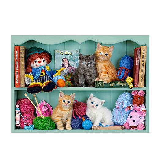 Puzzle Castorland Prateleira de Gatinho 500 peças