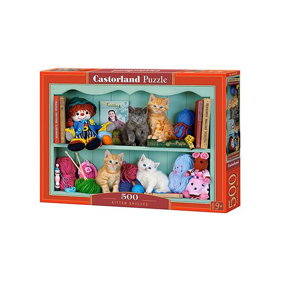 Puzzle Castorland Prateleira de Gatinho 500 peças