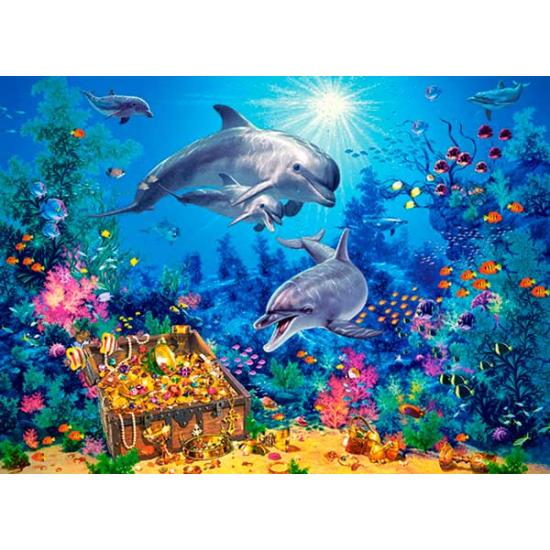 Puzzle Castorland Dolphin Family 300 peças