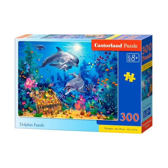 Puzzle Castorland Dolphin Family 300 peças