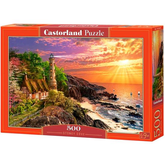 Puzzle Castorland Lighthouse on the Cliff 500 peças