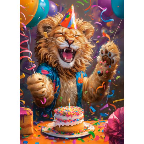 Puzzle Castorland Feliz aniversário Leão de 300 Peças Puzzle Castorland Feliz aniversário Leão de 300 Peças