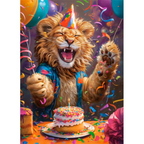 Puzzle Castorland Feliz aniversário Leão 60 peças