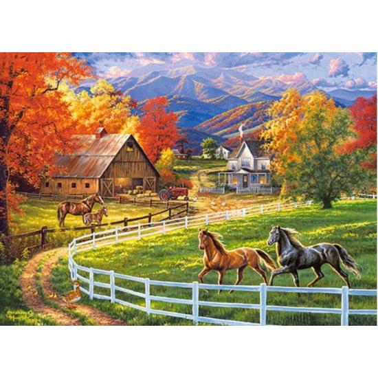 Puzzle Castorland Farm Vale dos Cavalos 200 Pçs