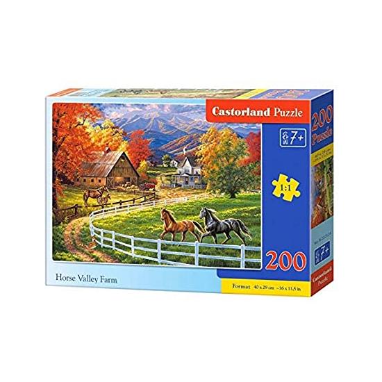 Puzzle Castorland Farm Vale dos Cavalos 200 Pçs