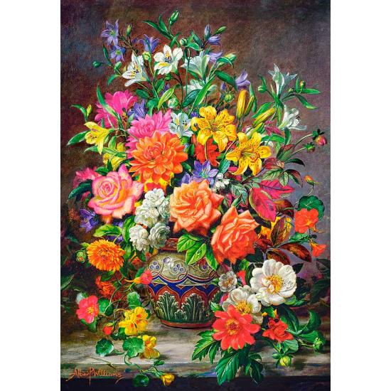 Puzzle Castorland Setembro Flores 1500 Peças
