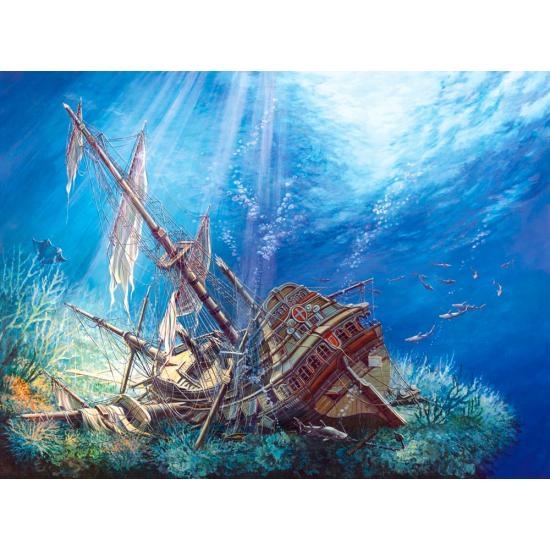 Puzzle Castorland Galeão Afundado 2000 Peças