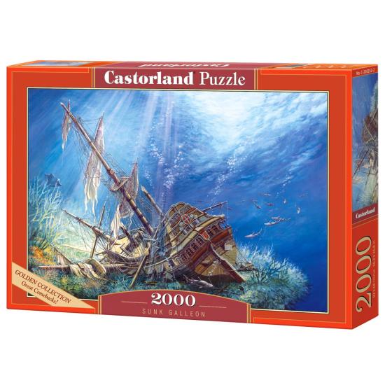 Puzzle Castorland Galeão Afundado 2000 Peças