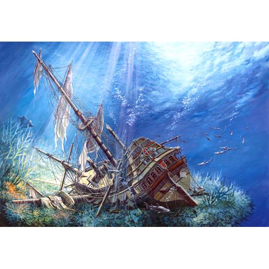 Puzzle Castorland Galeão Afundado 2000 Peças
