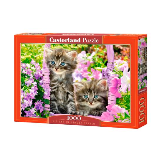 Puzzle Castorland Gatinhos no Jardim de Verão de 1000 pçs