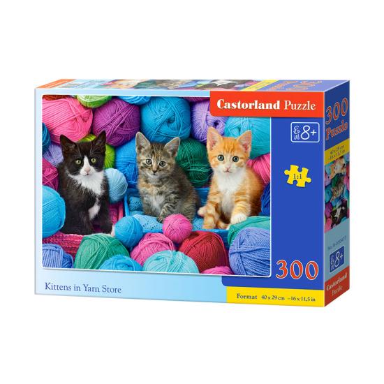 Puzzle Castorland Gatinhos de na loja de fios 300 peças
