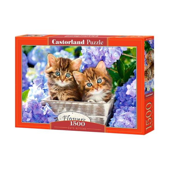 Puzzle Castorland Gatinhos fofos 1500 peças