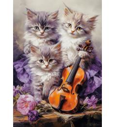 Puzzle Castorland Gatinhos Musicais de 500 peças