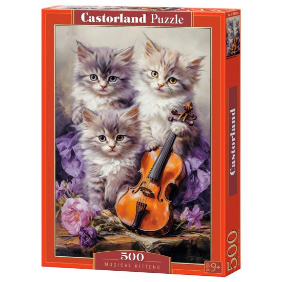 Puzzle Castorland Gatinhos Musicais de 500 peças
