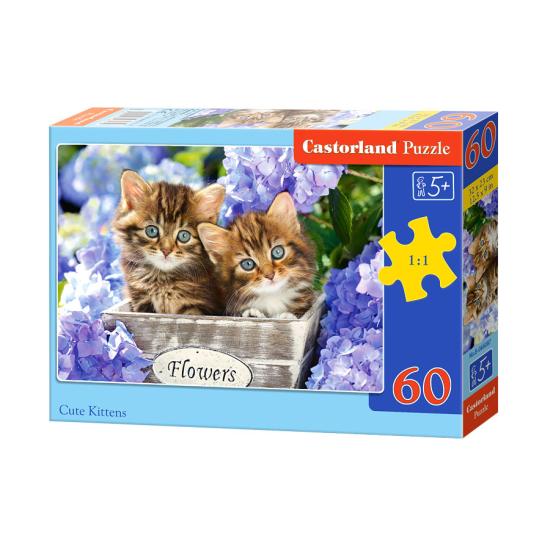 Puzzle Castorland precioso gatinhos 60 peças