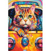 Puzzle Castorland Gato No Ônibus 1000 peças