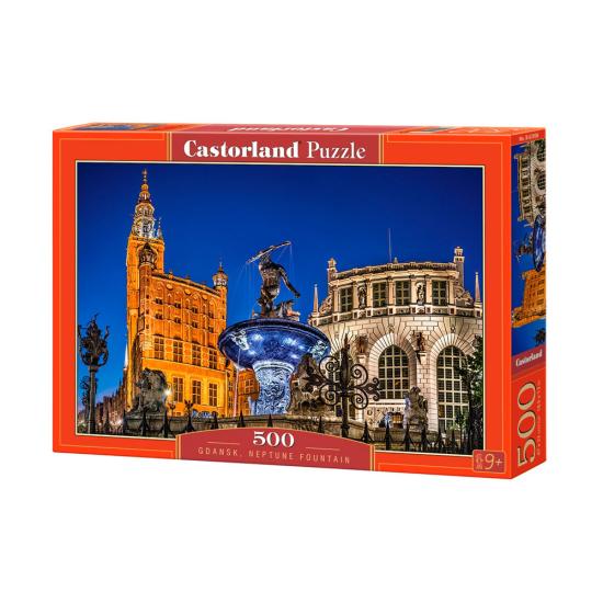Puzzle Castorland Gdansk, Fonte de Netuno 500 peças