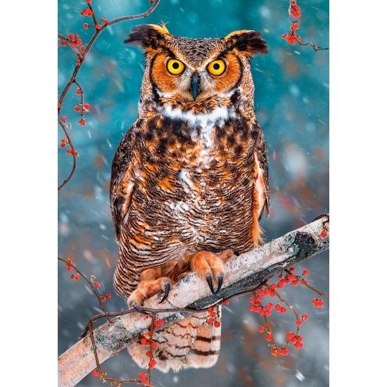 Puzzle Castorland Grande Coruja Chifrado de 500 Peças