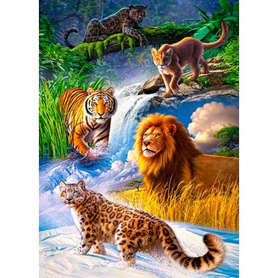 Puzzle Castorland Big Cats 260 peças
