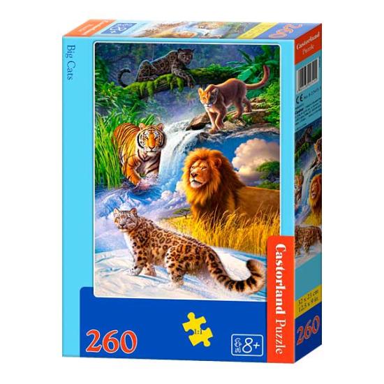 Puzzle Castorland Big Cats 260 peças