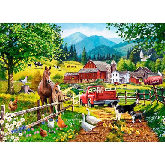 Puzzle Castorland Fazenda Pomba Branca de 260 peças