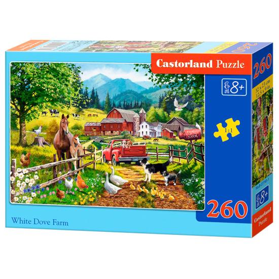Puzzle Castorland Fazenda Pomba Branca de 260 peças