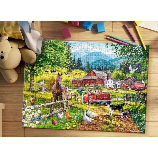 Puzzle Castorland Fazenda Pomba Branca de 260 peças