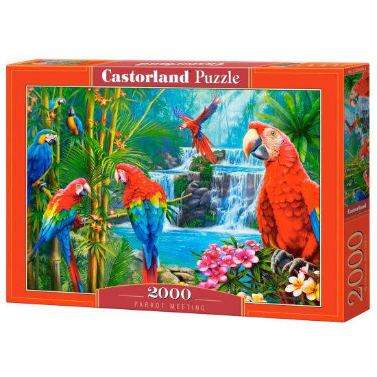 Puzzle Castorland Grupo de Papagaios de 2000 Peças