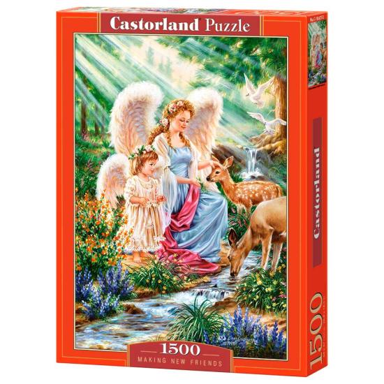 Puzzle Castorland Fazendo Novos Amigos 1500 Peças