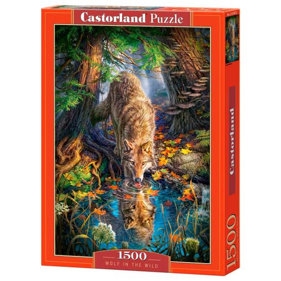 Puzzle Castorland Lobo na Natureza de 1500 peças