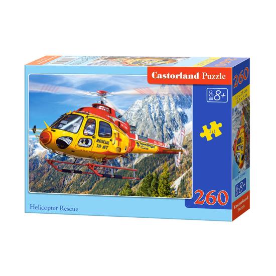 Helicóptero de Resgate de Tigre Puzzle Castorland 260 Peças