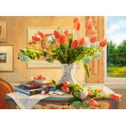 Puzzle Castorland Estampas Florais de 3.000 peças