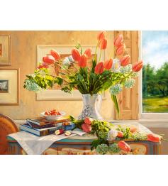 Puzzle Castorland Estampas Florais de 3.000 peças