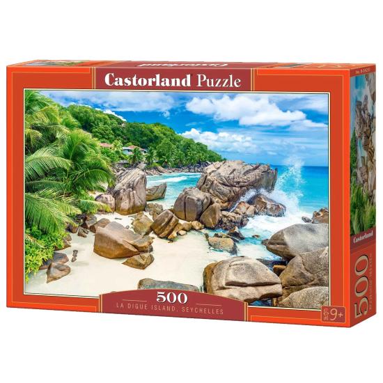 Puzzle Castorland Ilha De La Digue, Seychelles de 500 peças
