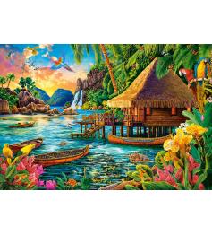 Puzzle Castorland Ilha Tropical de 1000 Peças