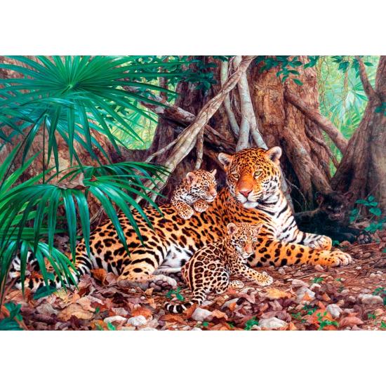 Puzzle Castorland Jaguars na Selva 3000 Peças Puzzle Castorland Jaguars na Selva 3000 Peças