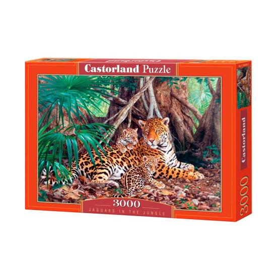Puzzle Castorland Jaguars na Selva 3000 Peças Puzzle Castorland Jaguars na Selva 3000 Peças