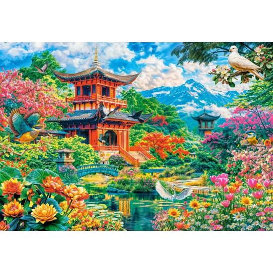 Puzzle Castorland Jardim da Harmonia da Primavera 1000 Peças