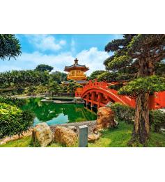 Puzzle Castorland Jardim Nan Lian, Hong Kong de 1000 Pçs