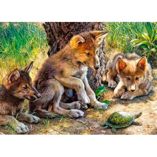 Puzzle Castorland Brincando com uma Tartaruga 260 Peças