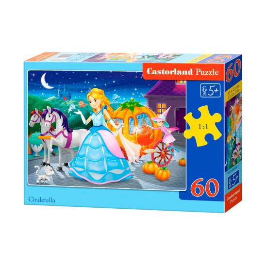 Puzzle Castorland Cinderela 60 peças Puzzle Castorland Cinderela 60 peças