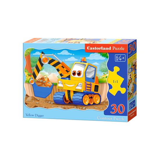 Puzzle Castorland A Escavadeira Amarela 30 Peças