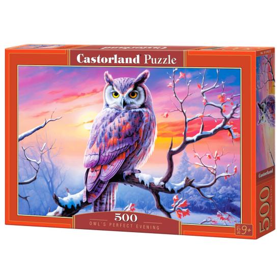Puzzle Castorland Noite Perfeita Da Coruja de 500 peças
