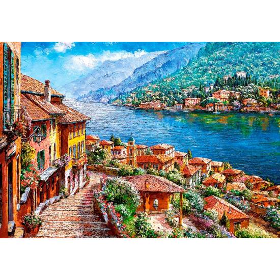 Puzzle Castorland Lago de Como 500 peças