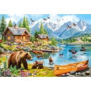 Puzzle Castorland Lago Do Urso 1000 Peças