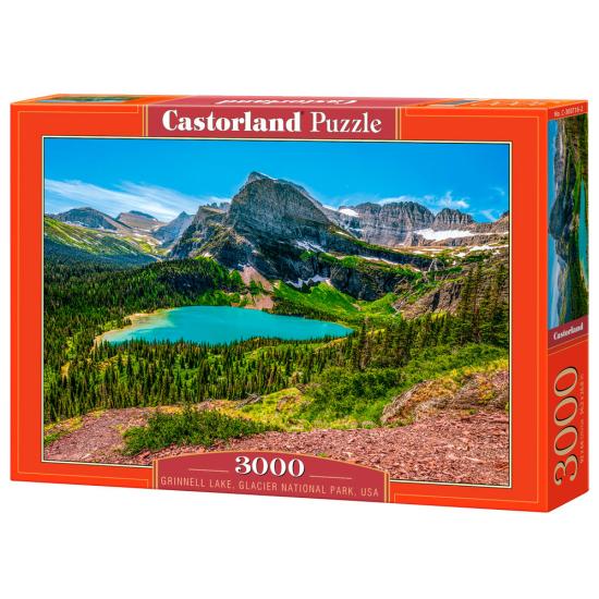 Puzzle Castorland Lago Grinnell, Parque Nacional Glacier 3000 pe
